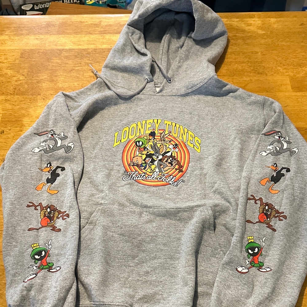Warner Bros. Gray Looney Tunes Hoodie
